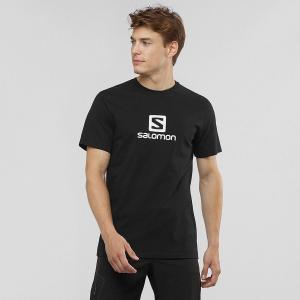 Salomon Koszulka Coton Logo SS Tee M Black/White r. L 1