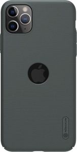 Nillkin Nillkin Super Frosted Shield - Etui Apple iPhone 11 Pro Max z wycięciem na logo (Dark Green) 1