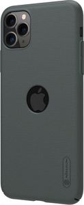 Nillkin Nillkin Super Frosted Shield - Etui Apple iPhone 11 Pro z wycięciem na logo (Dark Green) 1