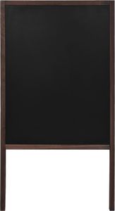 vidaXL Dwustronna tablica kredowa, stojąca, drewno cedrowe, 60 x 80 cm 3