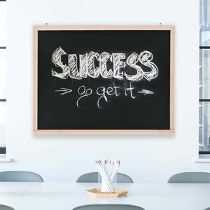 vidaXL Wisząca tablica kredowa, drewno cedrowe, 60 x 80 cm 2