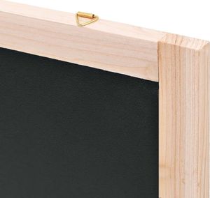 vidaXL Wisząca tablica kredowa, drewno cedrowe, 60 x 80 cm 4