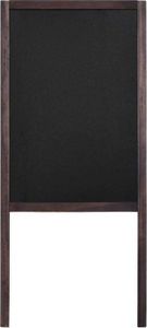 vidaXL Dwustronna tablica kredowa, stojąca, drewno cedrowe, 40 x 60 cm 3