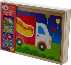 EURObaby ZAB PUZZLE TRAFFIC 4 IN 1 1