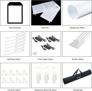 Puluz Namiot bezcieniowy Puluz 200cm LED 23600 lumenów 4