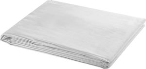 vidaXL Tło fotograficzne, bawełniane, 300 x 300 cm, białe 1