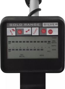 vidaXL Wykrywacz metali, głębokość wyszukiwania 3 m, wyświetlacz LCD 3