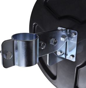 vidaXL Wypukłe lustro drogowe, 30 cm, czarne 5