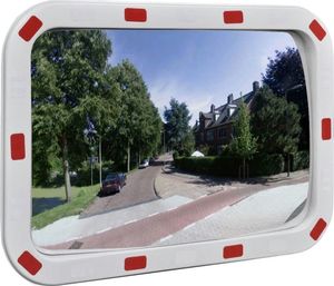 vidaXL Convex lustro drogowe prostokątne 40 x 60 cm z odblaskową ramą 1