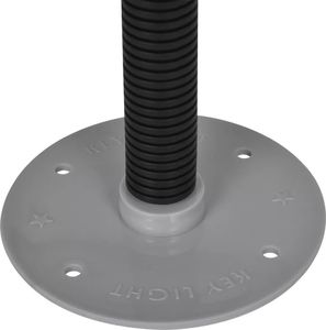 vidaXL Lustro magazynowe, akrylowe, 30 cm czarne, wewnętrzne 4