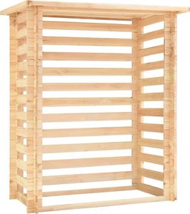 Drewutnia vidaXL wiata na drewno, 163x103x193 cm, 19 mm, suszona komorowo sosna (45441) 1