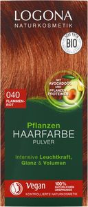 Logona Roślinna farba 040 płomienna czerwień 1