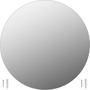 vidaXL Lustra ścienne, 2 szt., 60 cm, okrągłe, szklane 2