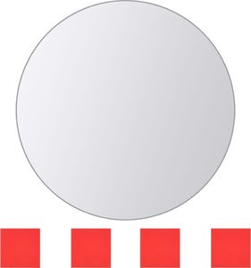vidaXL Płytki lustrzane, 16 szt., okrągłe, szkło 5