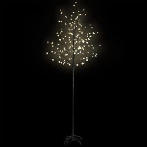 Dekoracja świąteczna vidaXL Drzewko z lampkami LED, ciepłe białe światło, 180 cm 1