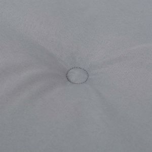 vidaXL Poduszka na ławkę ogrodową, szara, 100x50x3 cm 3