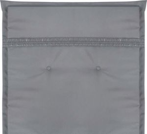 vidaXL Poduszki na krzesła ogrodowe, 4 szt., szare, 120x50x3 cm 8