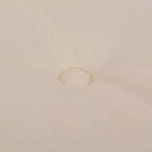 vidaXL Poduszki na krzesła ogrodowe, 4 szt., kremowe, 120x50x3 cm 2