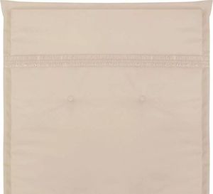 vidaXL Poduszki na krzesła ogrodowe, 4 szt., kremowe, 120x50x3 cm 8