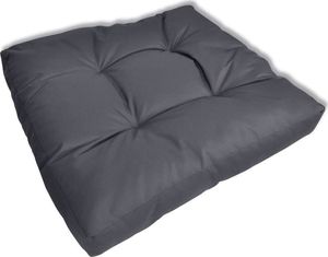 vidaXL Grubo wyściełana poduszka na siedzisko, 60x60x10 cm, szara 1