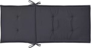 vidaXL Poduszki na krzesła ogrodowe, 2 szt., antracyt, 120x50x3 cm 7