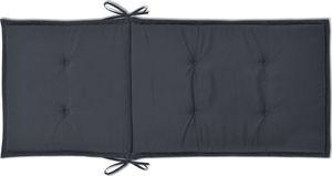 vidaXL Poduszki na krzesła ogrodowe, 4 szt., antracyt, 120x50x3 cm 7