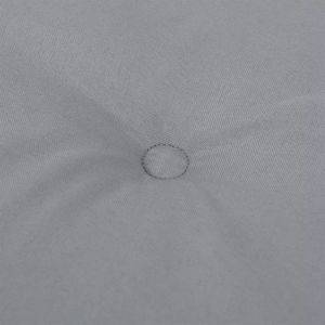 vidaXL Poduszki na krzesła ogrodowe, 2 szt., szare, 120x50x3 cm 2