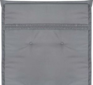 vidaXL Poduszki na krzesła ogrodowe, 2 szt., szare, 120x50x3 cm 8