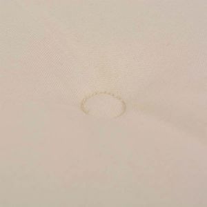 vidaXL Poduszki na krzesła ogrodowe, 2 szt., kremowe, 120x50x3 cm 2