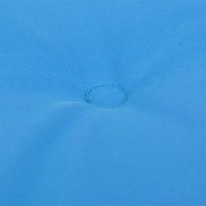 vidaXL Poduszki na krzesła ogrodowe, 2 szt., niebieskie, 120x50x3 cm 2