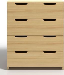 Elior Komoda drewniana z szufladami Laurell 5X - 7 kolorów Orzech 1