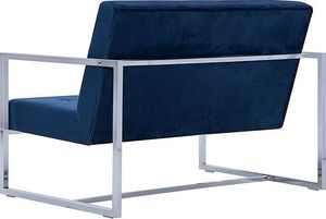 Elior Zgrabna 2-osobowa sofa Mefir - niebieska 3