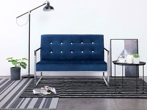 Elior Zgrabna 2-osobowa sofa Mefir - niebieska 8