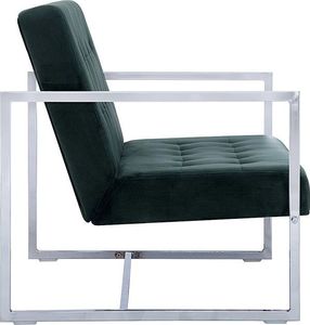 Elior Zgrabna 2-osobowa sofa Mefir - ciemnozielona 4