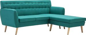 Elior Tapicerowana pikowana sofa Larisa 2G - zielona 1