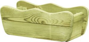 vidaXL Donica ogrodowa, 50x18x18 cm, impregnowane drewno sosnowe 1