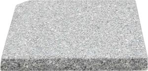 vidaXL Granitowy obciążnik do parasola, 25 kg, kwadratowy, szary 4