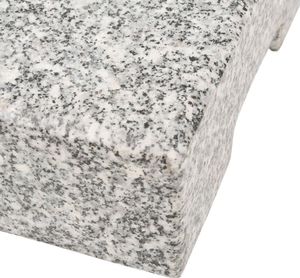 vidaXL Prostokątna podstawa pod parasol, granitowa, 25 kg 7