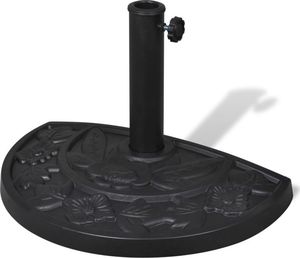 vidaXL Półokrągła podstawa pod parasol, żywica 4