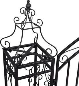 vidaXL Ozdobna brama ogrodowa z kutego żelaza, 122 x 20,5 x 134 cm 4