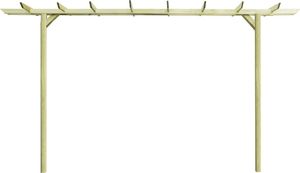 vidaXL Pergola ogrodowa, impregnowane drewno sosnowe, 360x200x60cm 2