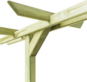vidaXL Pergola ogrodowa, impregnowane drewno sosnowe, 360x200x60cm 5
