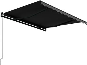 vidaXL Ręcznie zwijana markiza, 350 x 250 cm, antracytowa 3