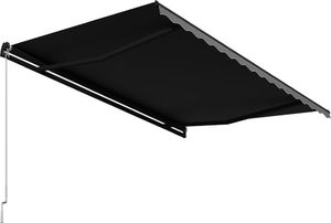 vidaXL Ręcznie zwijana markiza, 450 x 300 cm, antracytowa 3