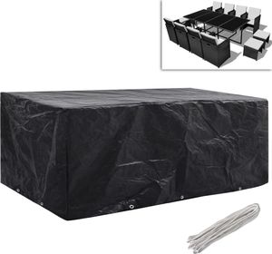 vidaXL Pokrowce na meble ogrodowe dla 8 osób, 2 szt., 10 oczek 2