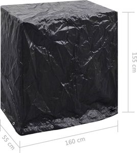 vidaXL Pokrowce na meble ogrodowe i stół do ping ponga, 2 szt, 8 oczek 8