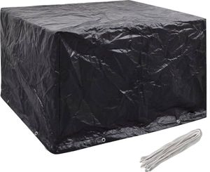 vidaXL Pokrowce na meble ogrodowe, 2 szt., 8 oczek, 135x135x90 cm 2