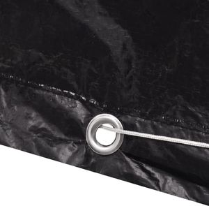 vidaXL Pokrowce na meble ogrodowe, 2 szt., 8 oczek, 140x70x90 cm 6