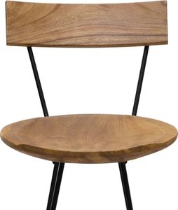 vidaXL Stołki barowe, 2 sztuki, lite drewno tekowe 6