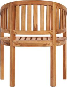 vidaXL krzesła w kształcie banana, 2 sztuki, lite drewno tekowe (48019) 4